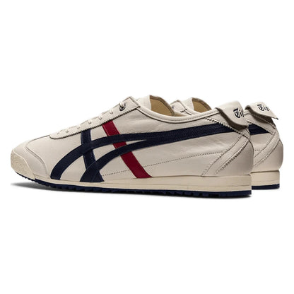Tênis Onitsuka Tiger Mexico 66 SD Cream Peacoat Navy Red Bege - foto 3