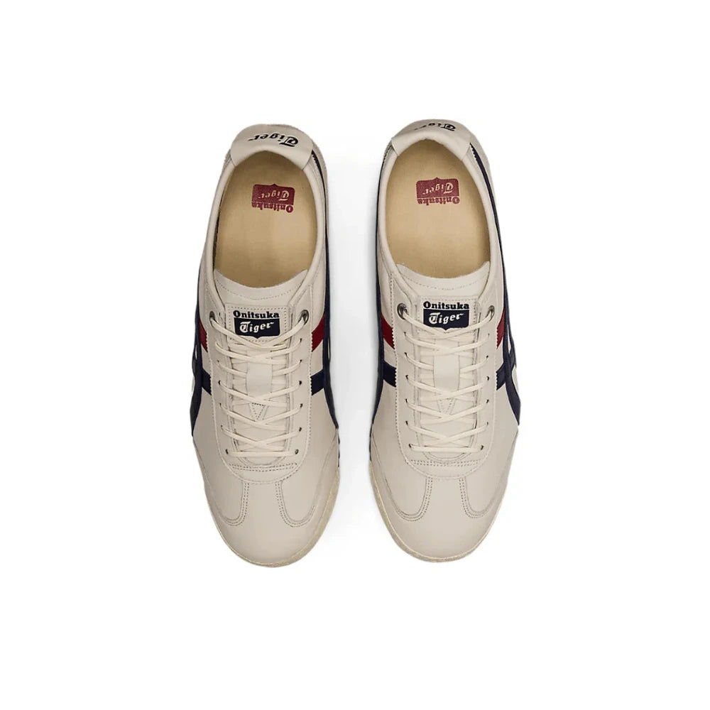 Tênis Onitsuka Tiger Mexico 66 SD Cream Peacoat Navy Red Bege - foto 7