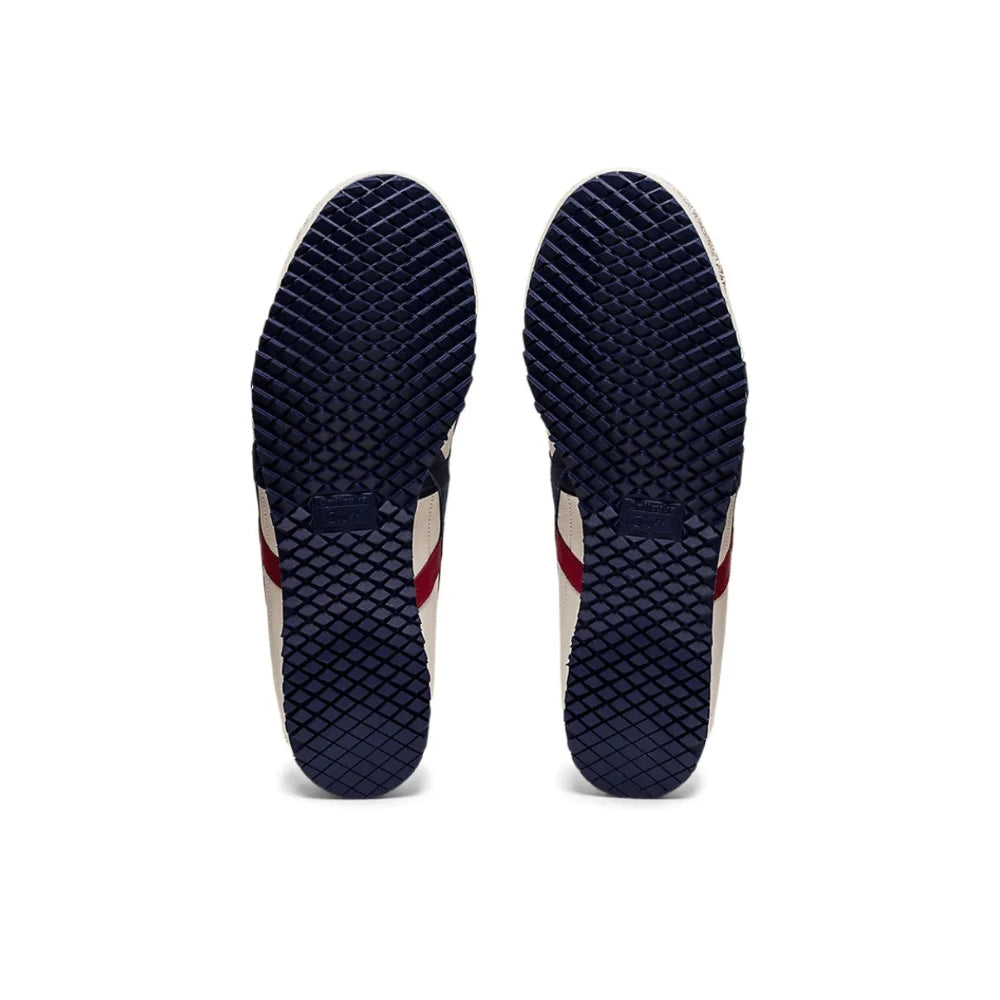 Tênis Onitsuka Tiger Mexico 66 SD Cream Peacoat Navy Red Bege - foto 8