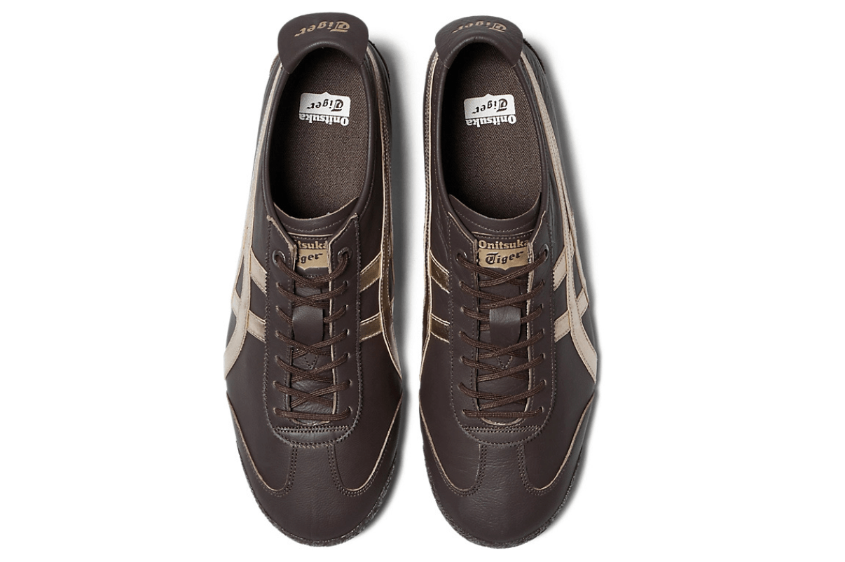 Tênis Onitsuka Tiger Mexico 66 SD Licorice Brown Champagne Marrom