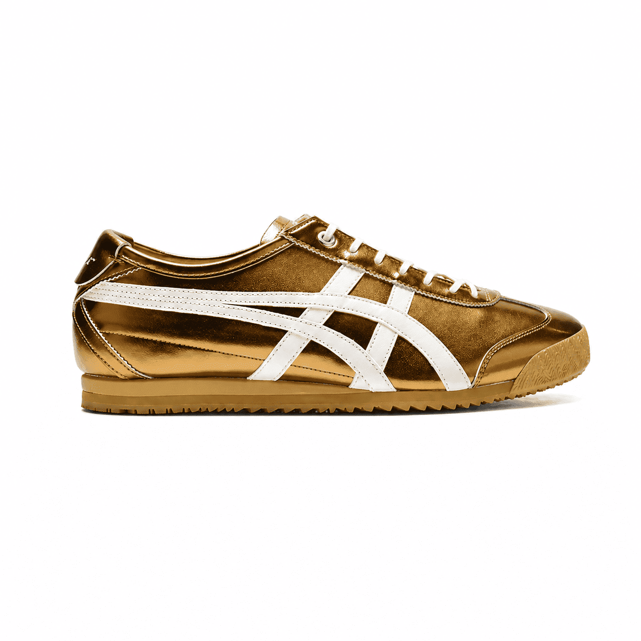 Onitsuka Tiger Mexico 66 SD Metallic Series Desert Camp Cream Dourado