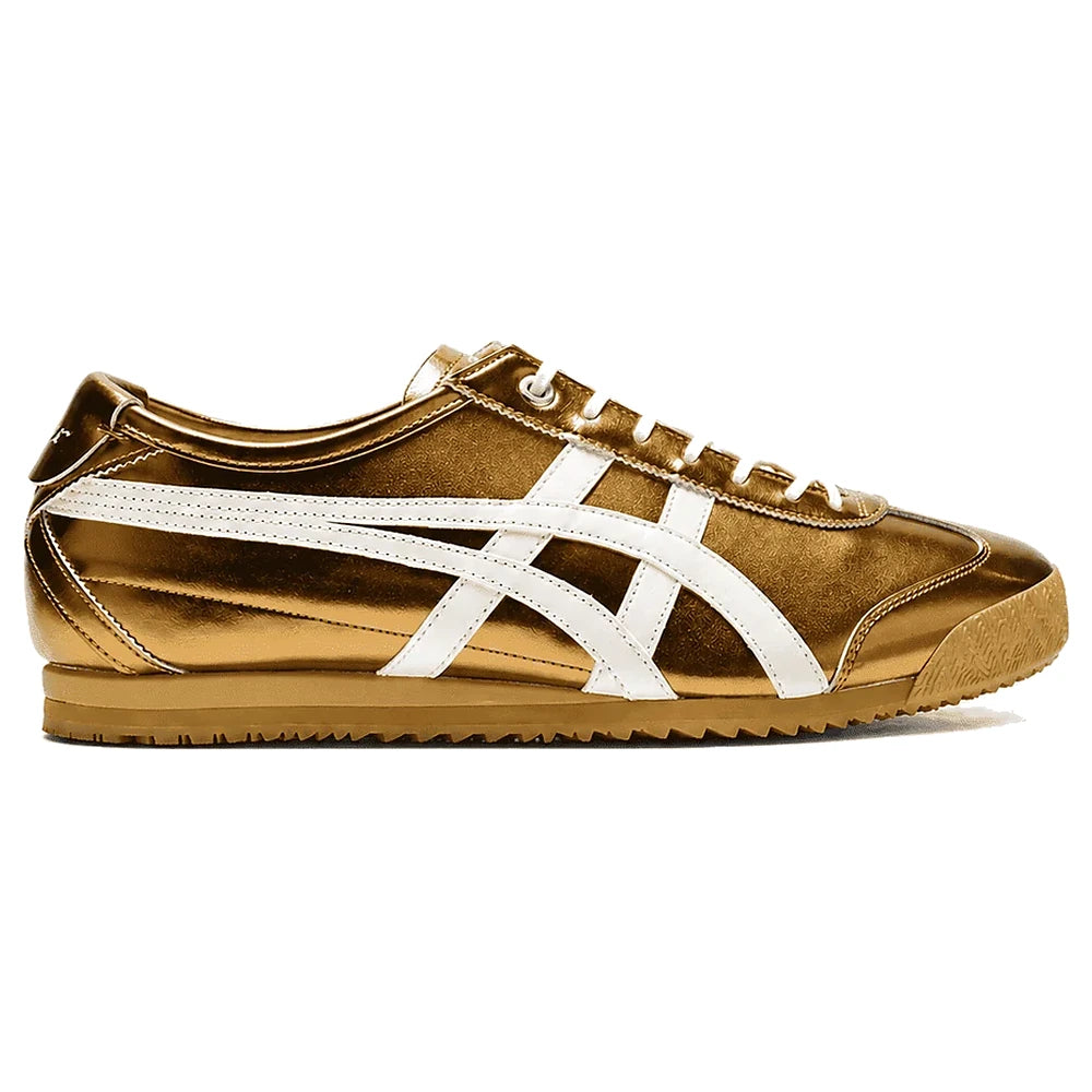 Onitsuka Tiger Mexico 66 SD Metallic Series Desert Camp Cream Dourado