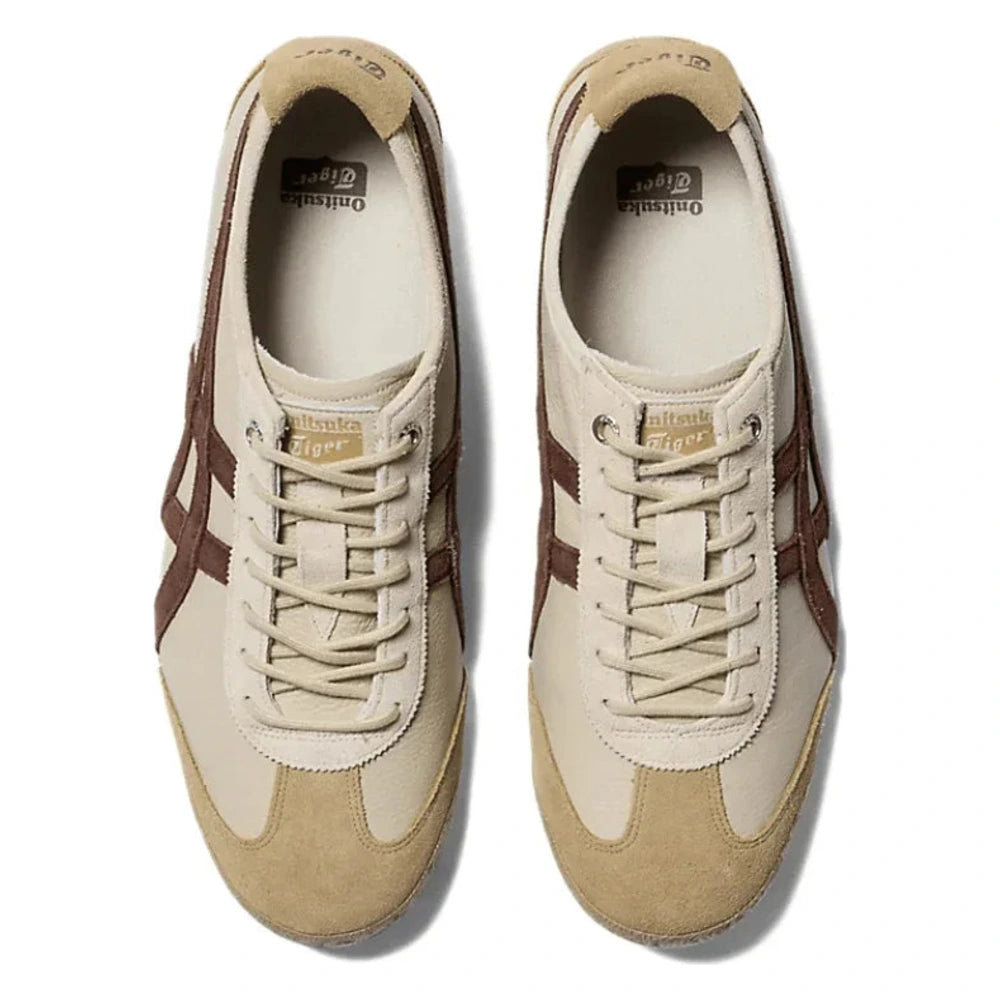 Tênis Onitsuka Tiger Mexico 66 SD Vin Putt Dark Brown Bege - foto 4