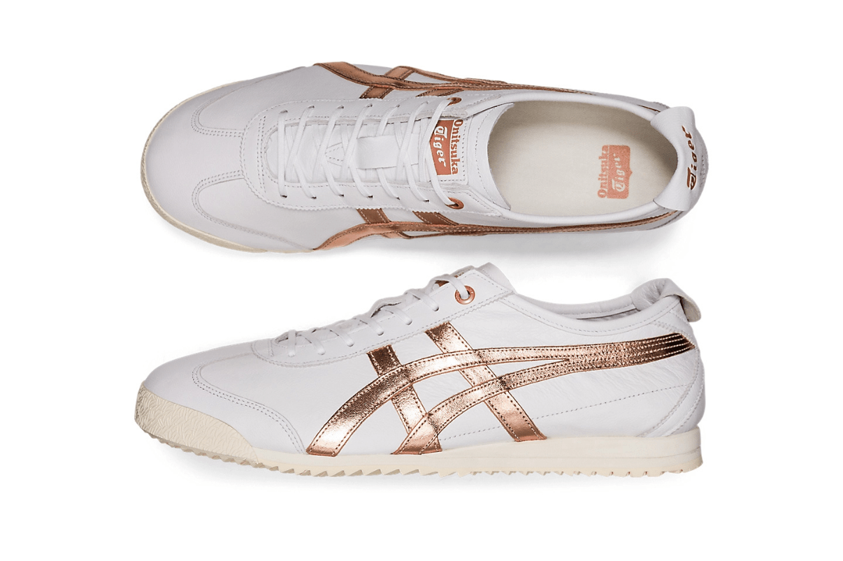 Tênis Onitsuka Tiger Mexico 66 SD White/Rose Gold Branco