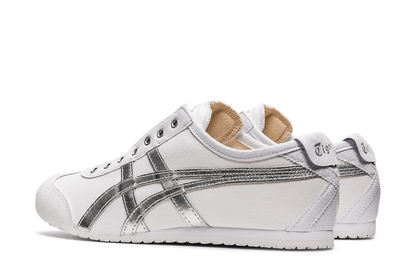 Tênis Onitsuka Tiger Mexico 66 Slip-On White Pure Silver Prateado