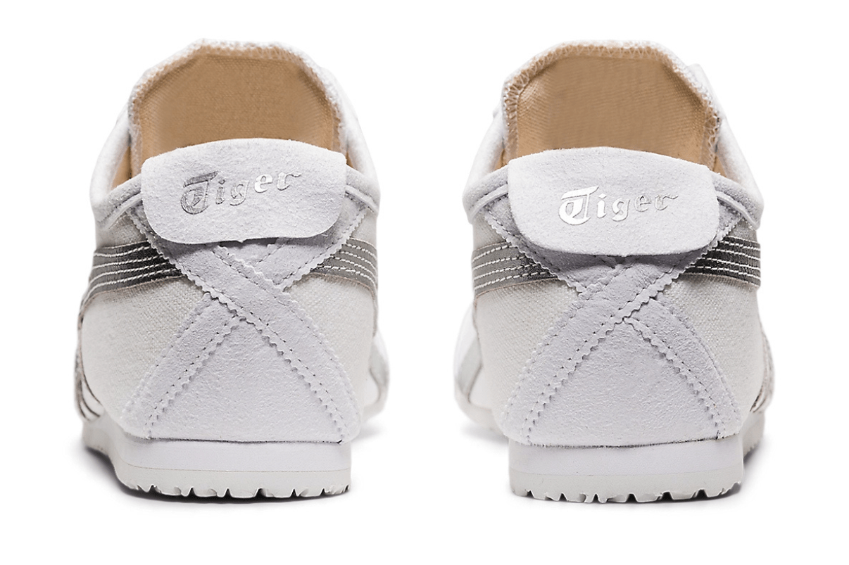 Tênis Onitsuka Tiger Mexico 66 Slip-On White Pure Silver Prateado
