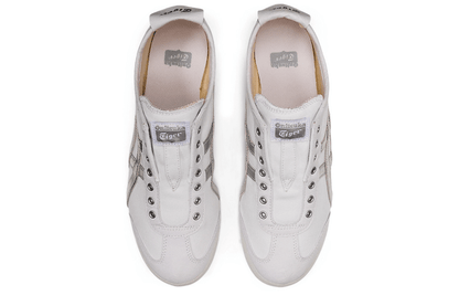 Tênis Onitsuka Tiger Mexico 66 Slip-On White Pure Silver Prateado