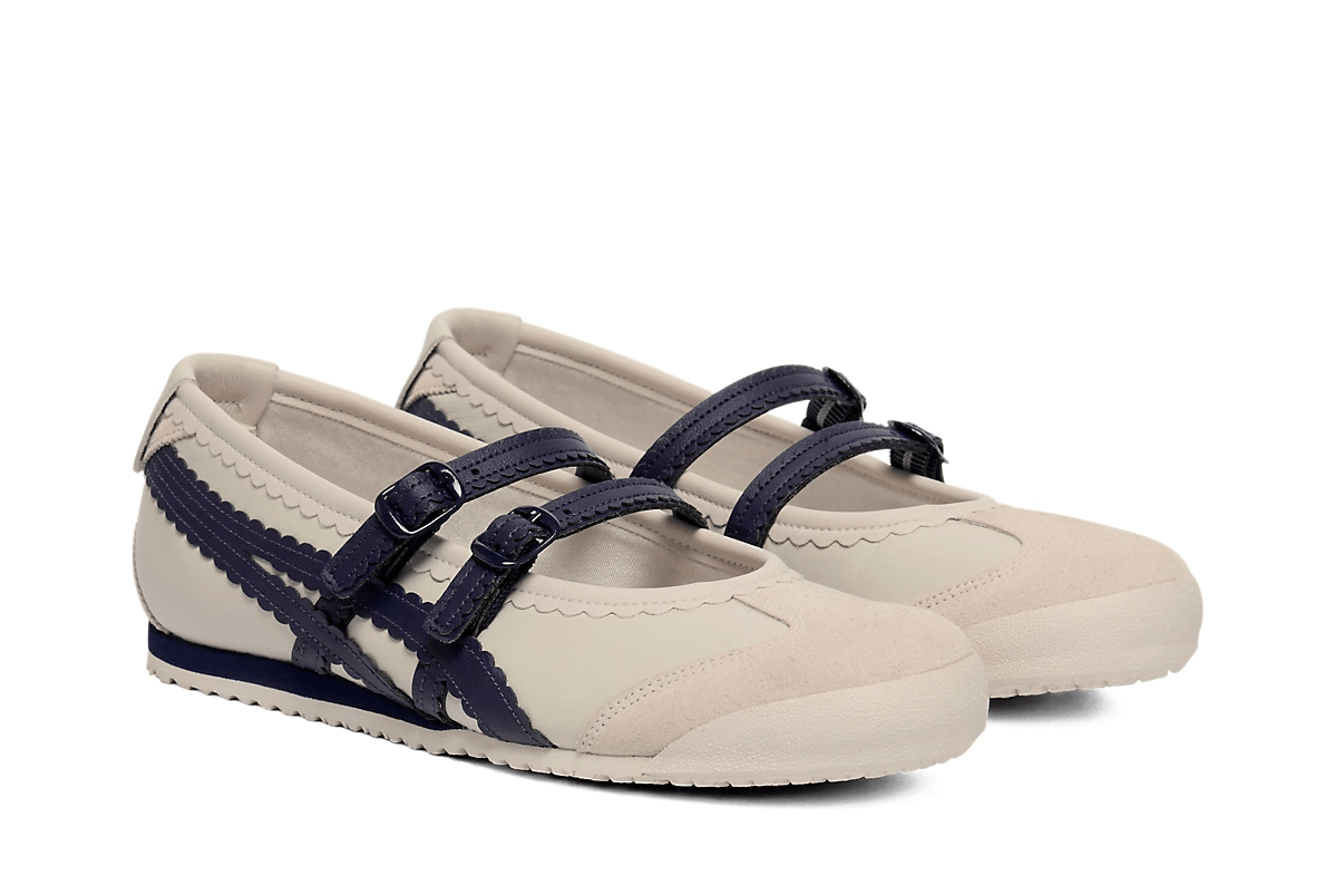 Tênis Onitsuka Tiger Mexico 66 TGRS Birch Peacoat Bege