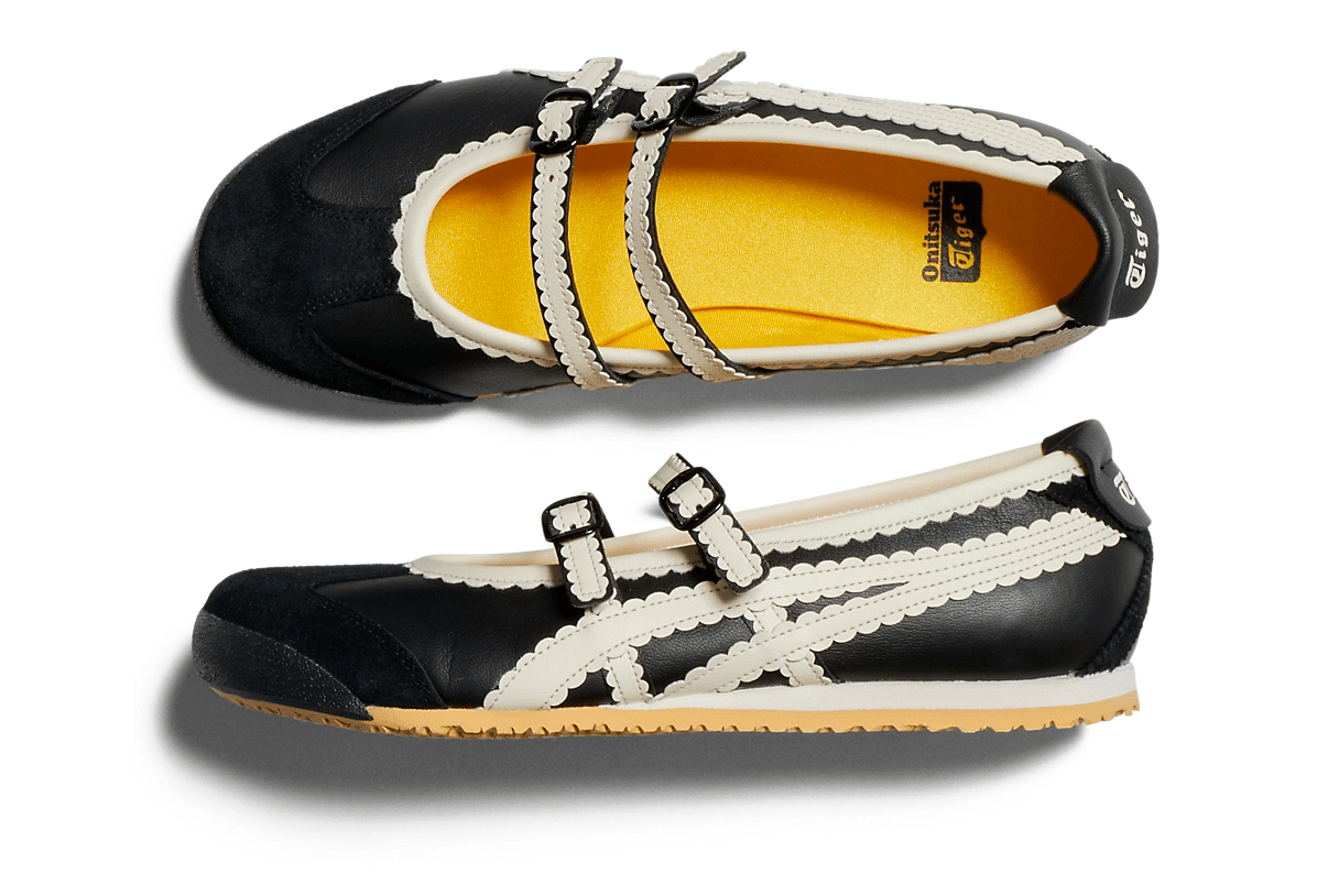 Tênis Onitsuka Tiger Mexico 66 TGRS Black/Cream Preto