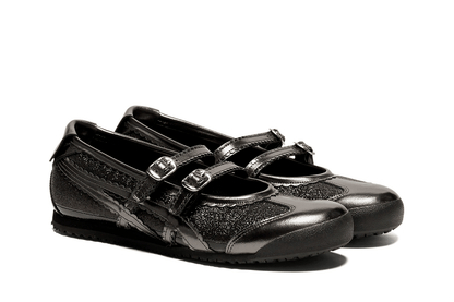 Tênis Onitsuka Tiger Mexico 66 TGRS Black/Gunmetal Glitter Pack Preto
