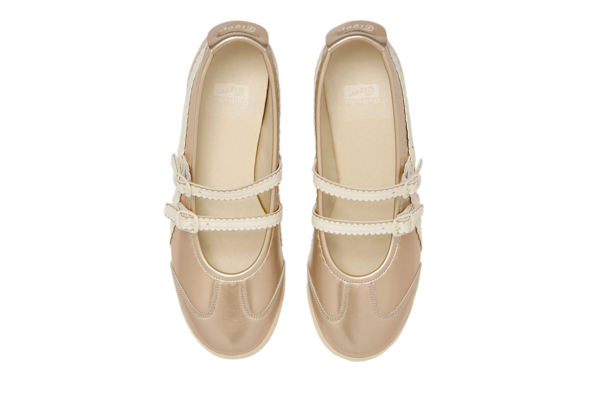 Tênis Onitsuka Tiger Mexico 66 TGRS Champagne/Cream Dourado