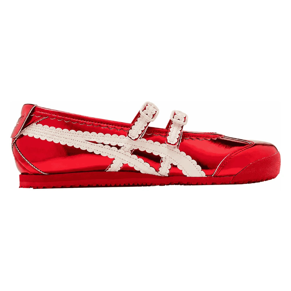 Tênis Onitsuka Tiger Mexico 66 TGRS Classic Red/Cream Vermelho