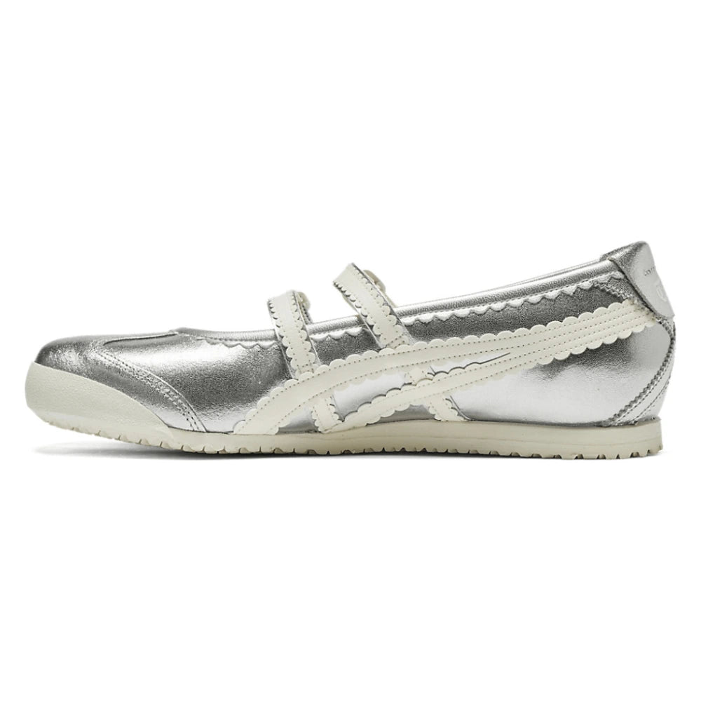 Tênis Onitsuka Tiger Mexico 66 TGRS Silver Cream Prateado - foto 2