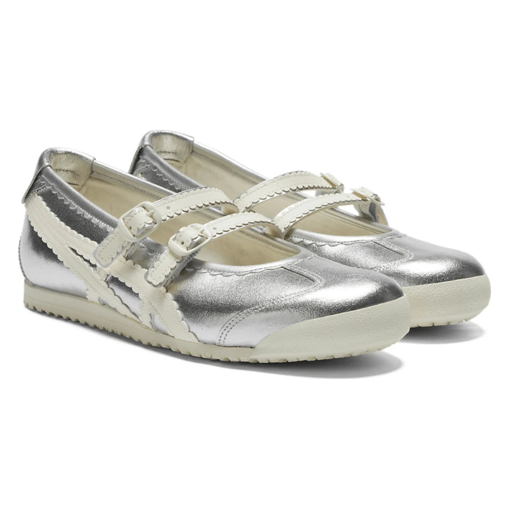 Tênis Onitsuka Tiger Mexico 66 TGRS Silver Cream Prateado - foto 3