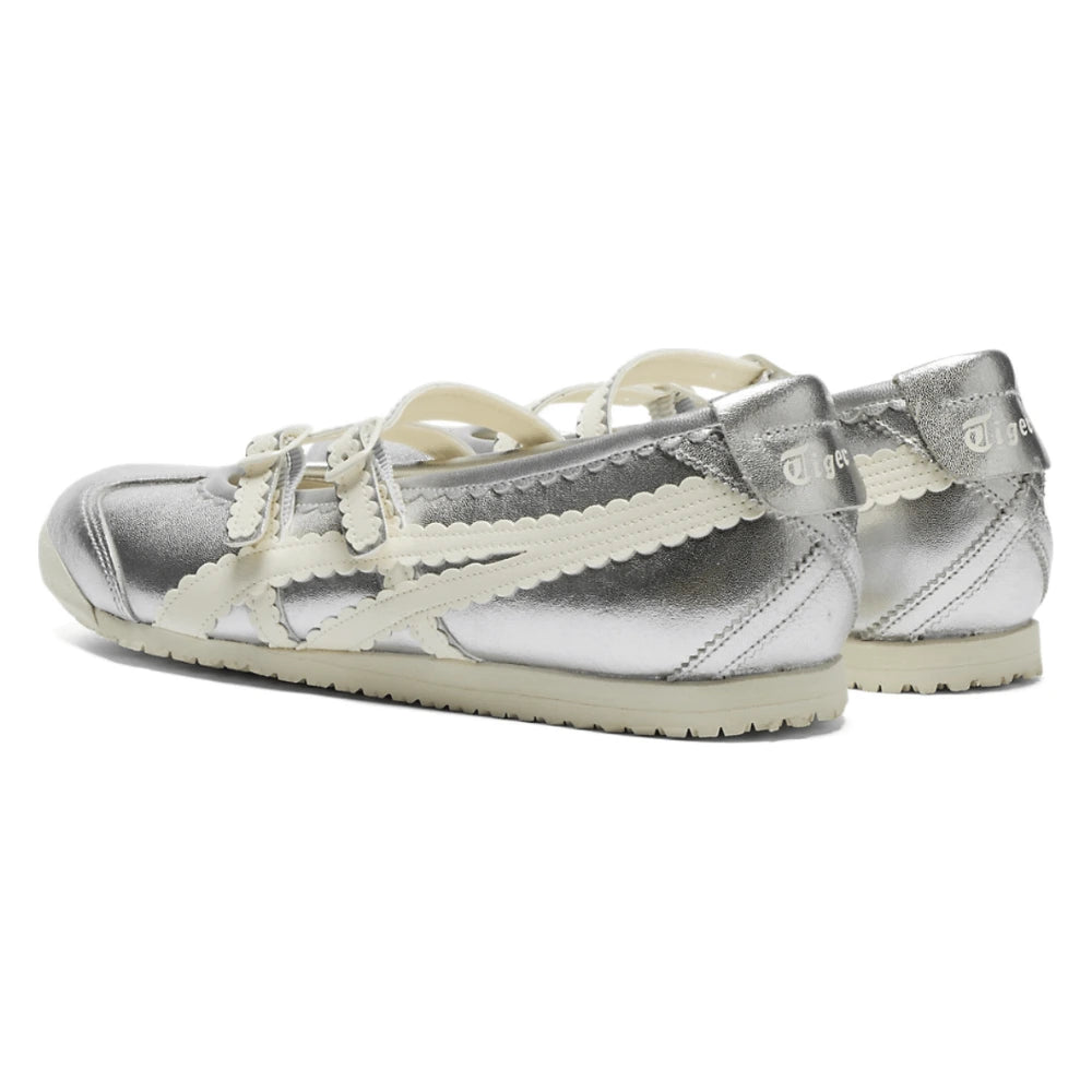 Tênis Onitsuka Tiger Mexico 66 TGRS Silver Cream Prateado - foto 4