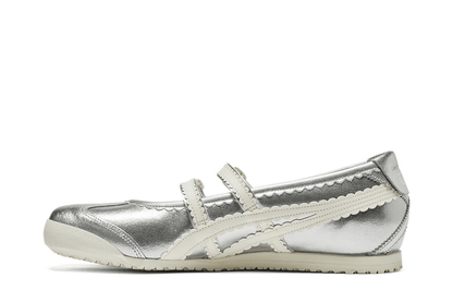 Tênis Onitsuka Tiger Mexico 66 TGRS Silver Cream Prateado