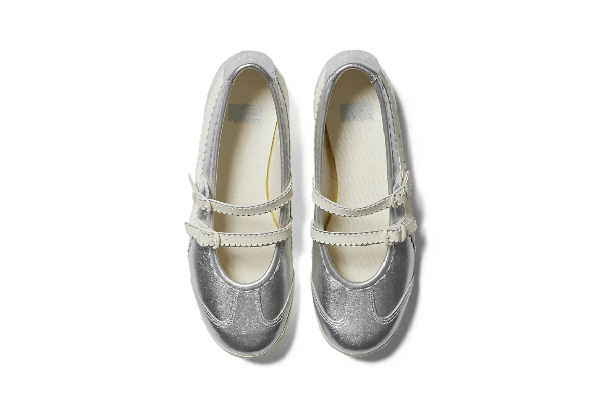 Tênis Onitsuka Tiger Mexico 66 TGRS Silver Cream Prateado