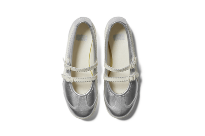 Tênis Onitsuka Tiger Mexico 66 TGRS Silver Cream Prateado