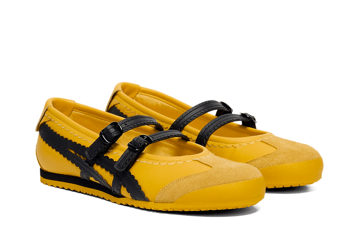 Tênis Onitsuka Tiger Mexico 66 TGRS Yellow/Black Amarelo