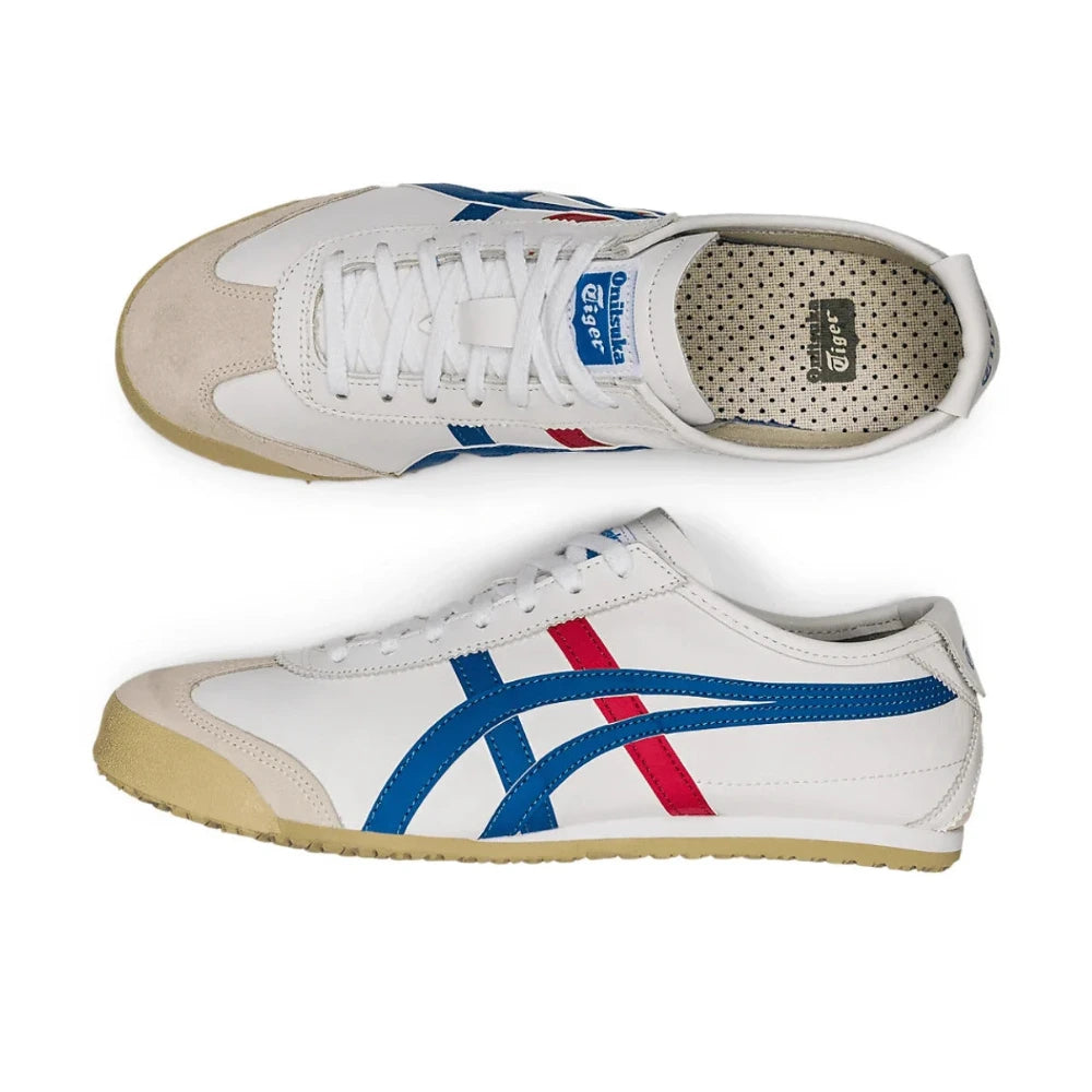 Tênis Onitsuka Tiger Mexico 66 White Blue Branco - foto 6
