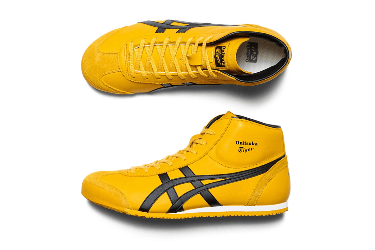 Tênis Onitsuka Tiger Mexico Mid Runner Amarelo