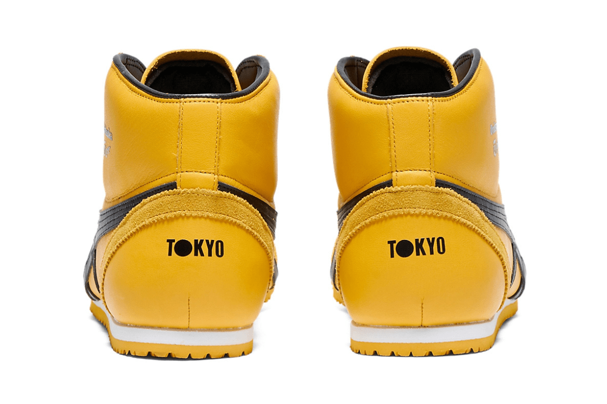 Tênis Onitsuka Tiger Mexico Mid Runner Amarelo