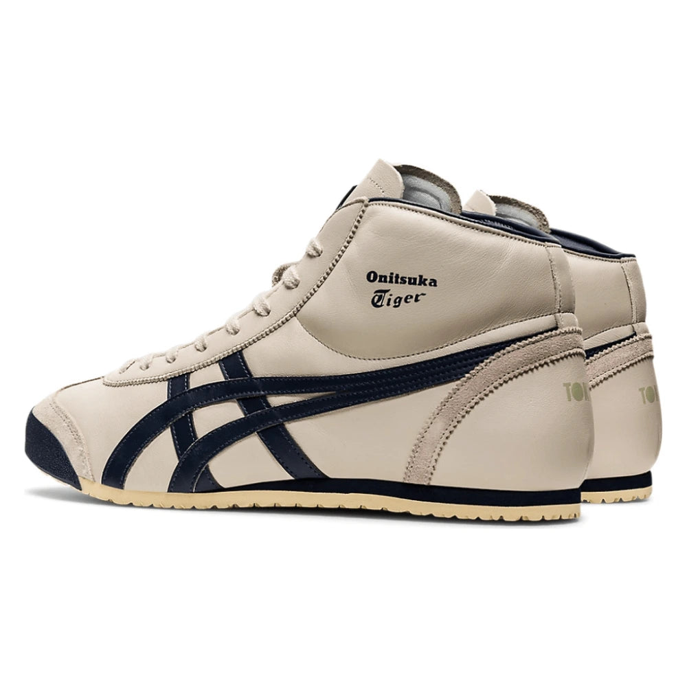 Tênis Onitsuka Tiger Mexico Mid Runner Birch Indian Ink Bege - foto 4