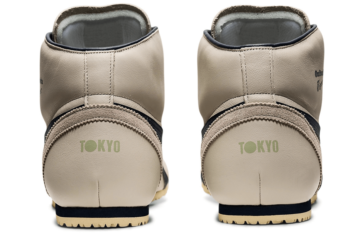 Tênis Onitsuka Tiger Mexico Mid Runner Birch Indian Ink Bege