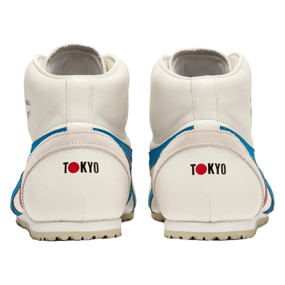 Tênis Onitsuka Tiger Mexico Mid Runner Cream Directoire Blue Bege - foto 5
