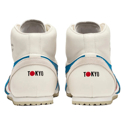 Tênis Onitsuka Tiger Mexico Mid Runner Cream Directoire Blue Bege - foto 5