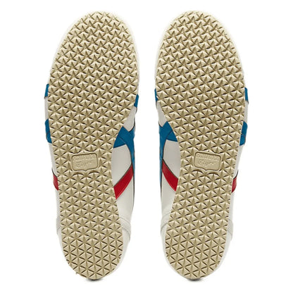 Tênis Onitsuka Tiger Mexico Mid Runner Cream Directoire Blue Bege - foto 7