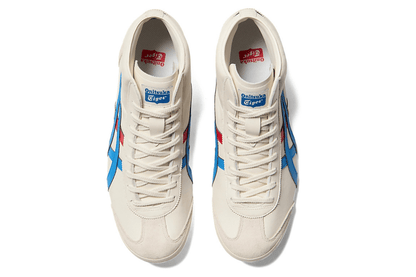 Tênis Onitsuka Tiger Mexico Mid Runner Cream Directoire Blue Bege