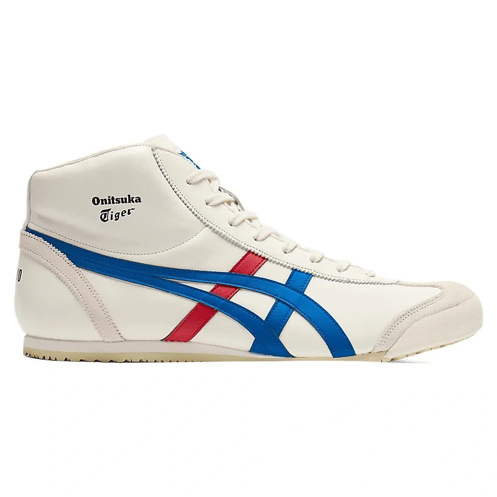 Tênis Onitsuka Tiger Mexico Mid Runner Cream Directoire Blue Bege