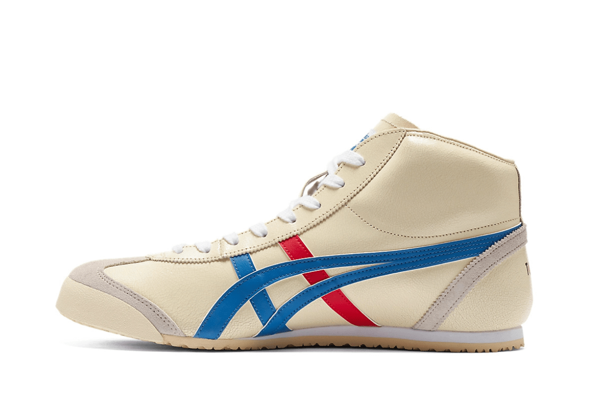 Tênis Onitsuka Tiger Mexico Mid Runner White Blue Branco