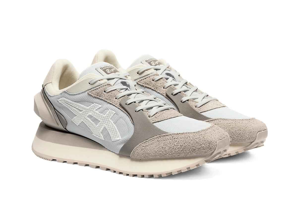 Tênis Onitsuka Tiger Moage Glacier Grey Off White Cinza