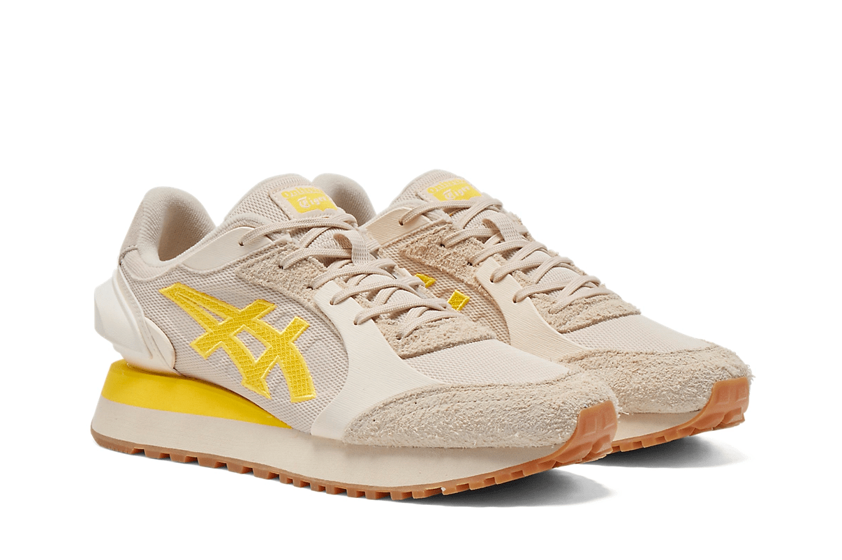 Tênis Onitsuka Tiger Moage Mineral Beige Vibrant Yellow Bege