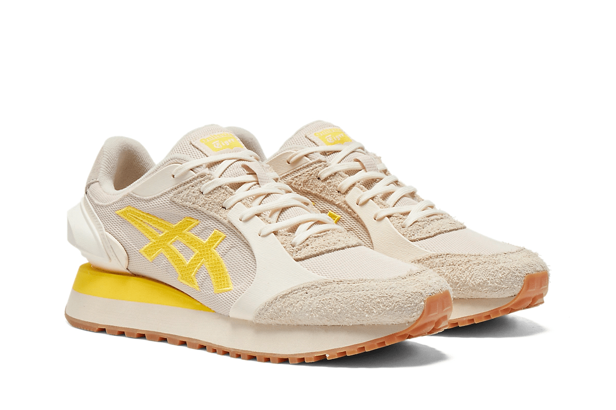 Tênis Onitsuka Tiger Moage Mineral Beige Vibrant Yellow Bege