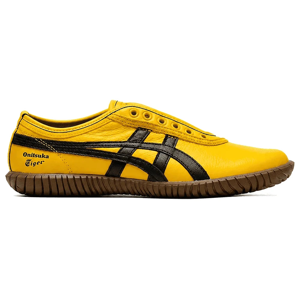 Tênis Onitsuka Tiger Tsunahiki Slip-On Sunflower Yellow/Black Amarelo