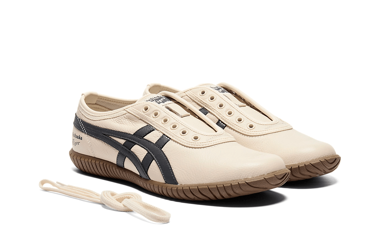 Tênis Onitsuka Tiger Tsunahiki Slip-On Birch/Indigo Navy Bege
