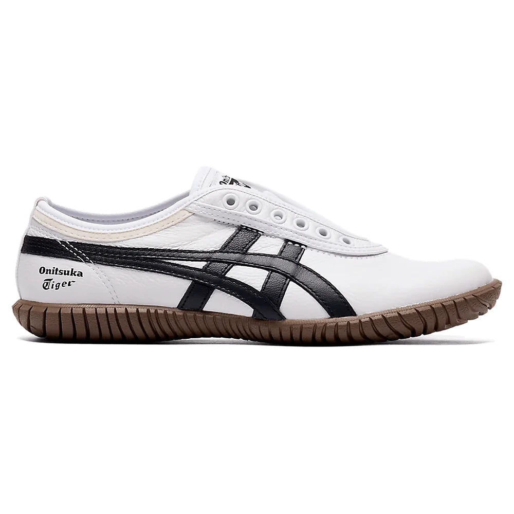 Tênis Onitsuka Tiger Tsunahiki Slip-On White/Black Branco