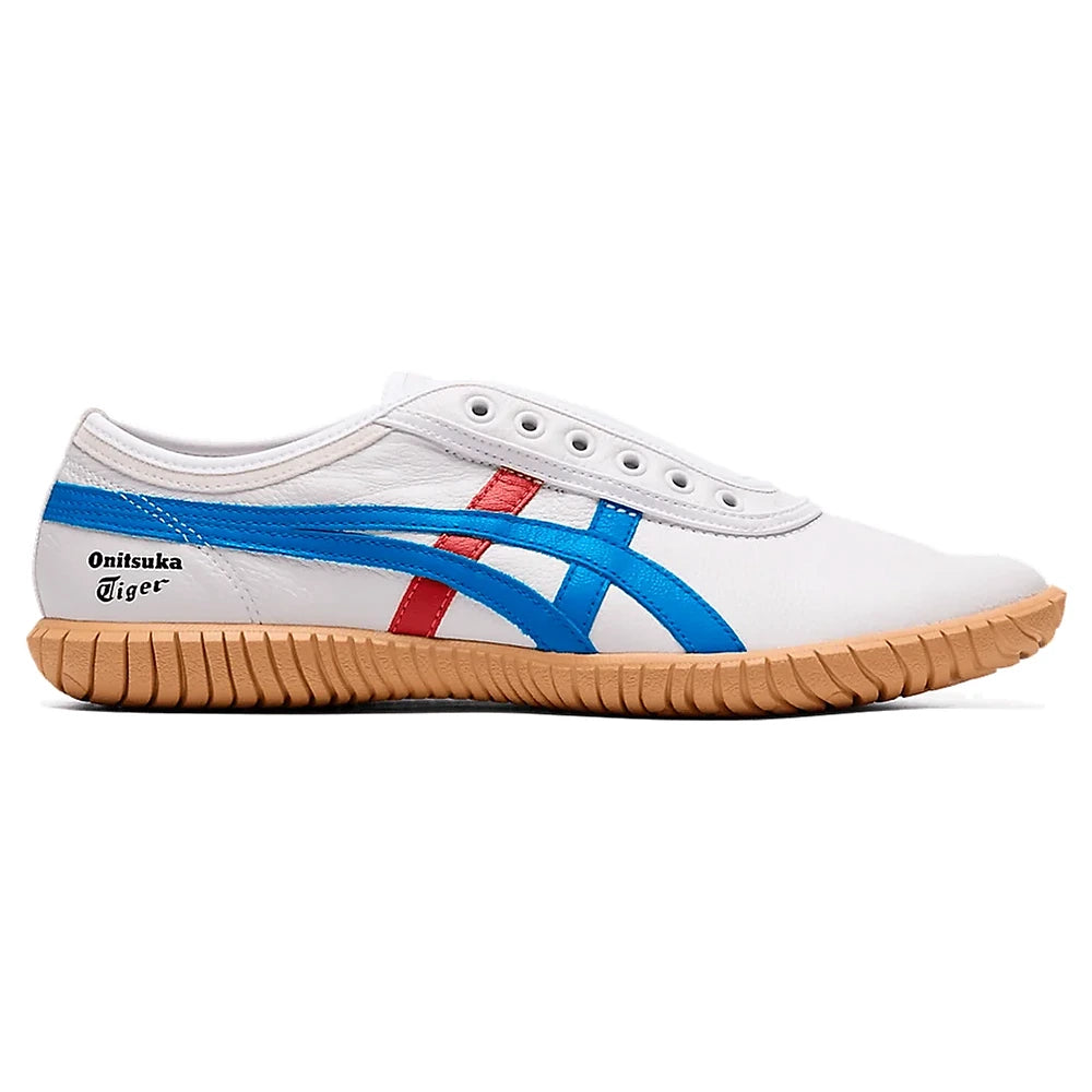 Tênis Onitsuka Tiger Tsunahiki Slip-On White/Directoire Blue Branco