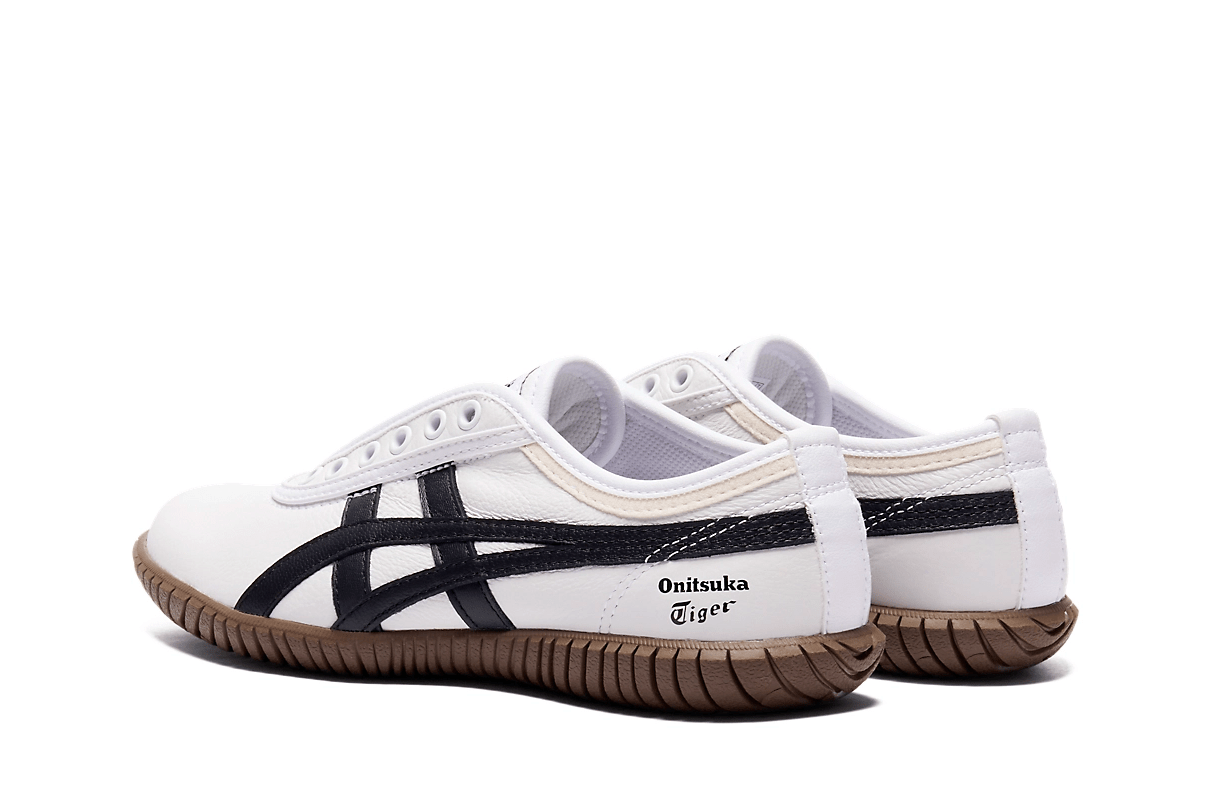 Tênis Onitsuka Tiger Tsunahiki Slip-On White/Black Branco