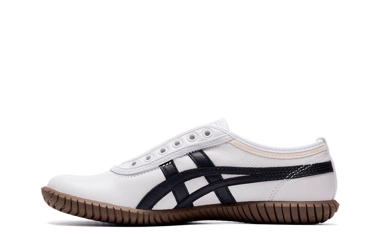 Tênis Onitsuka Tiger Tsunahiki Slip-On White/Black Branco