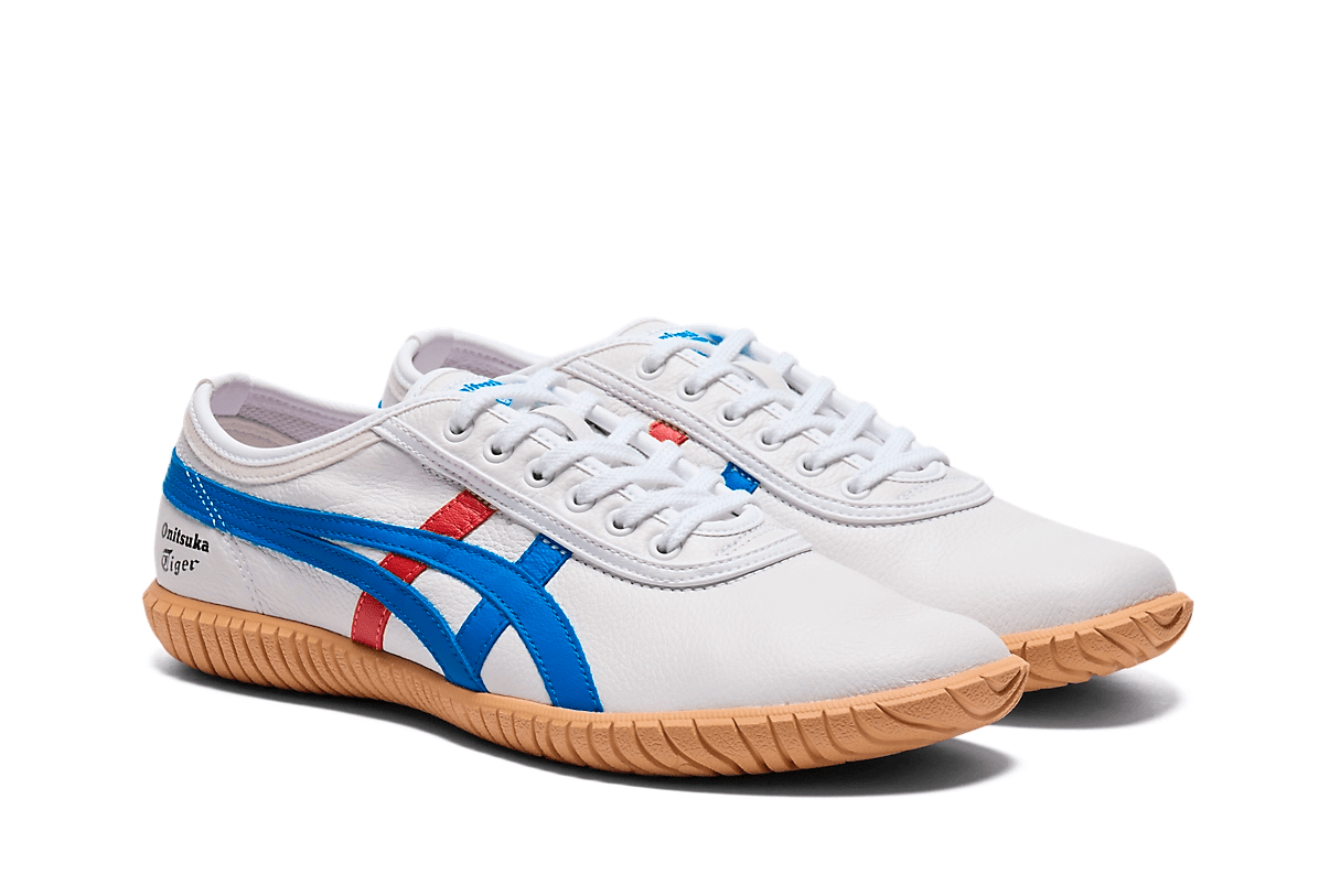 Tênis Onitsuka Tiger Tsunahiki Slip-On White/Directoire Blue Branco