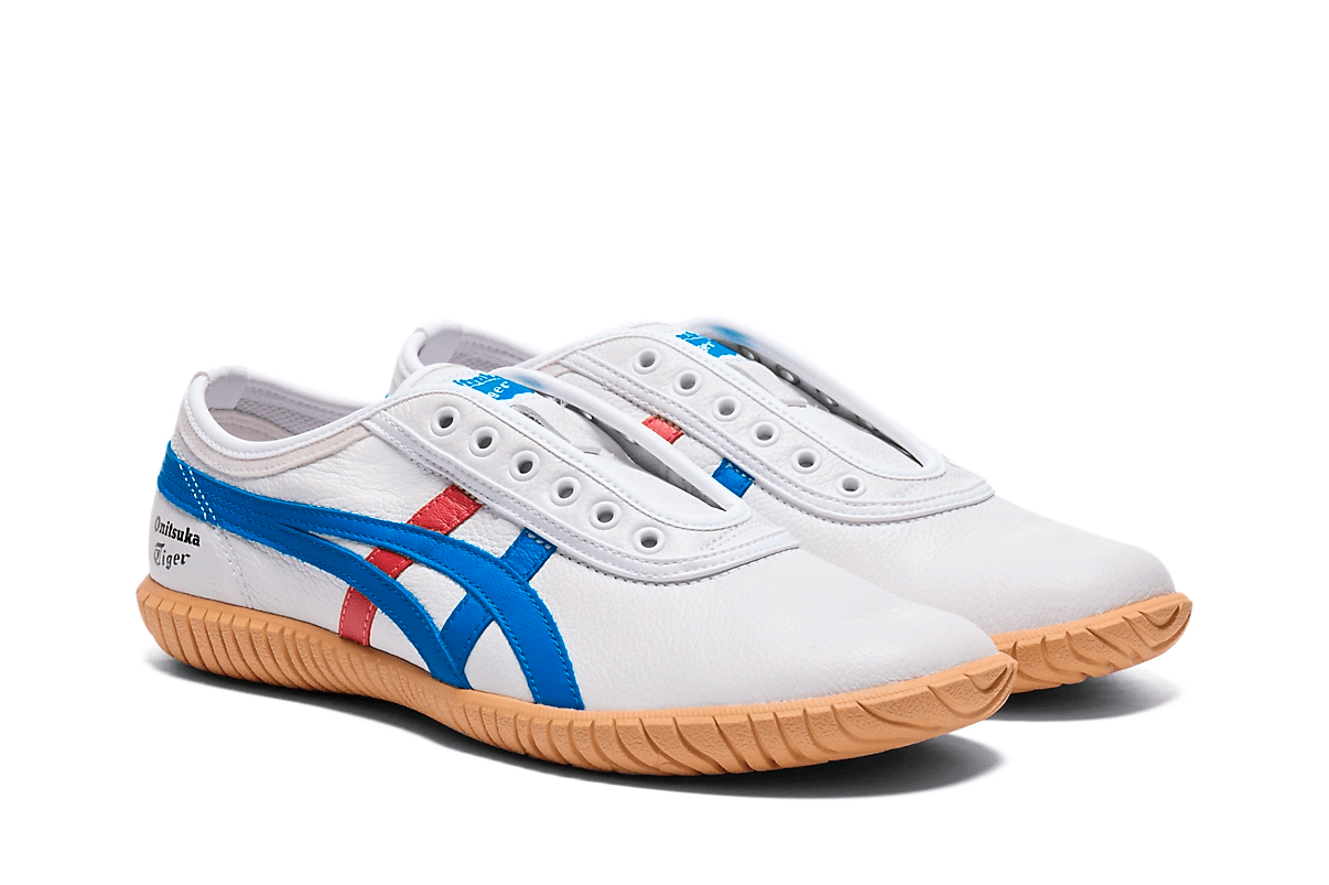 Tênis Onitsuka Tiger Tsunahiki Slip-On White/Directoire Blue Branco