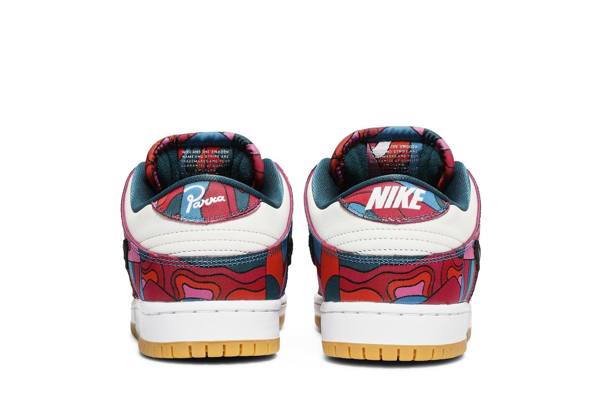 Tênis Parra x Nike SB Dunk Low Pro Abstract Art Colorido