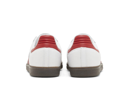 Tênis Adidas Samba OG White Scarlet Branco