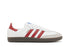 Tênis Adidas Samba OG White Scarlet Branco