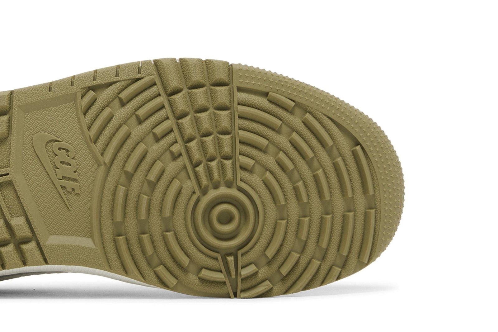 Tênis Nike Travis Scott x Air Jordan 1 Low Golf Neutral Olive Verde