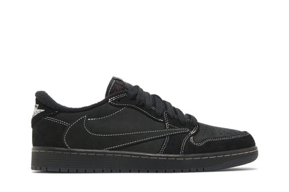 Tênis Nike Travis Scott x Air Jordan 1 Low OG SP Black Phantom Preto